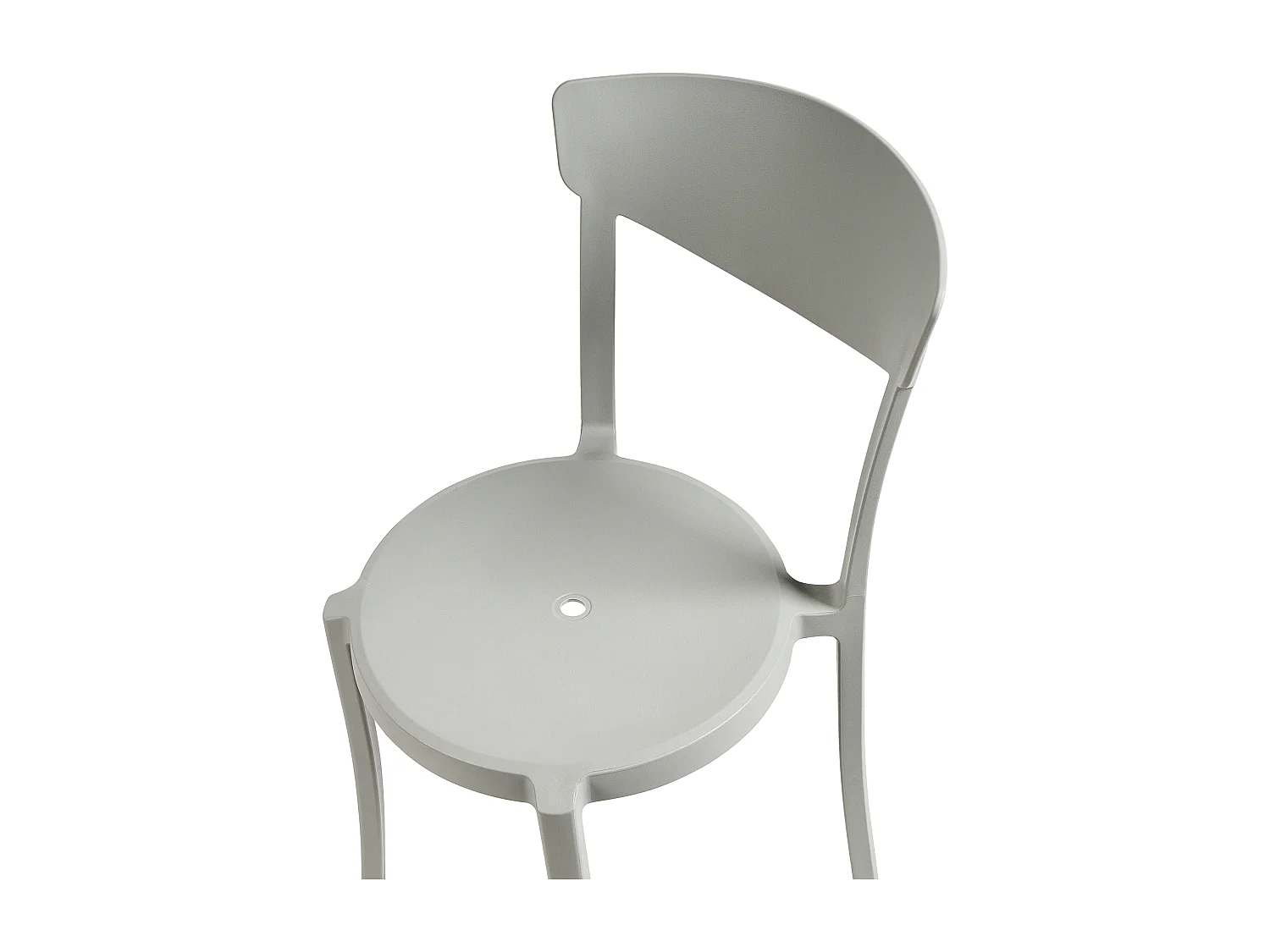 Conjunto de 4 sillas de jardín VIESTE Gris claro