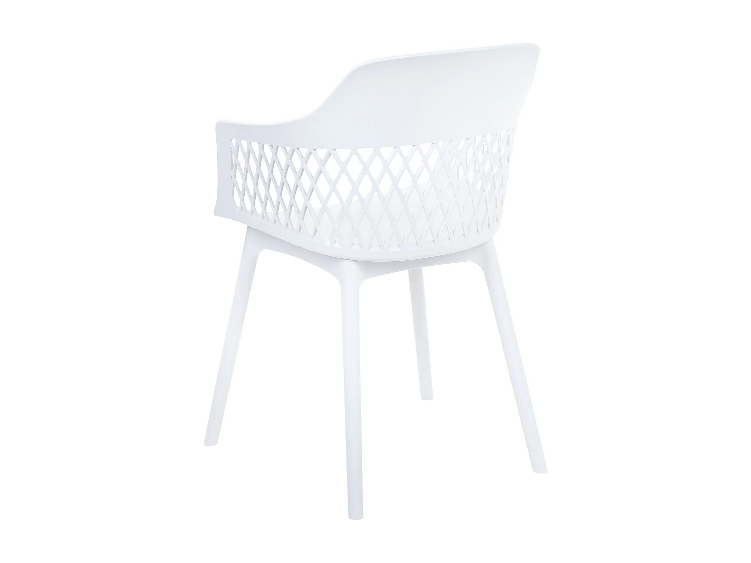 Conjunto de 2 cadeiras de jantar ALMIRA Branco