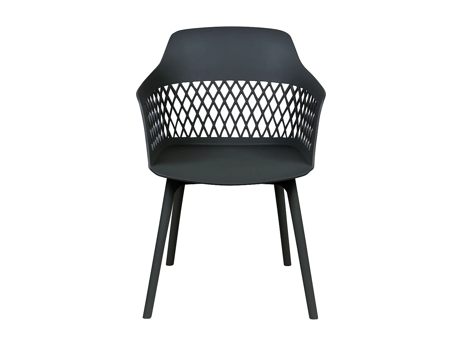 Set van 2 eetkamerstoelen ALMIRA Zwart