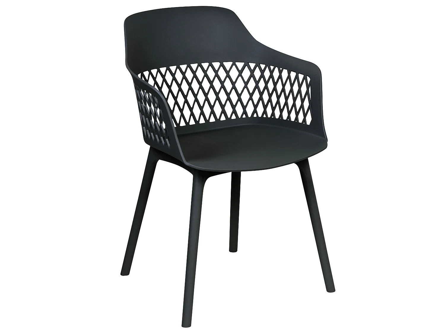 Lot de 2 chaises de salle à manger ALMIRA Noir