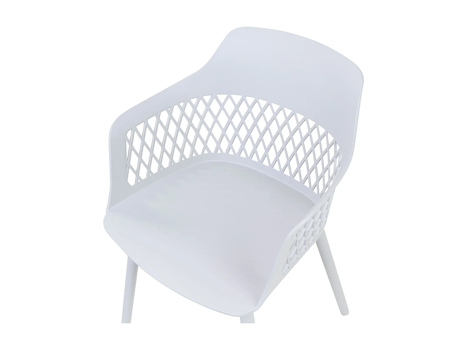 Lot de 2 chaises de salle à manger ALMIRA Gris clair