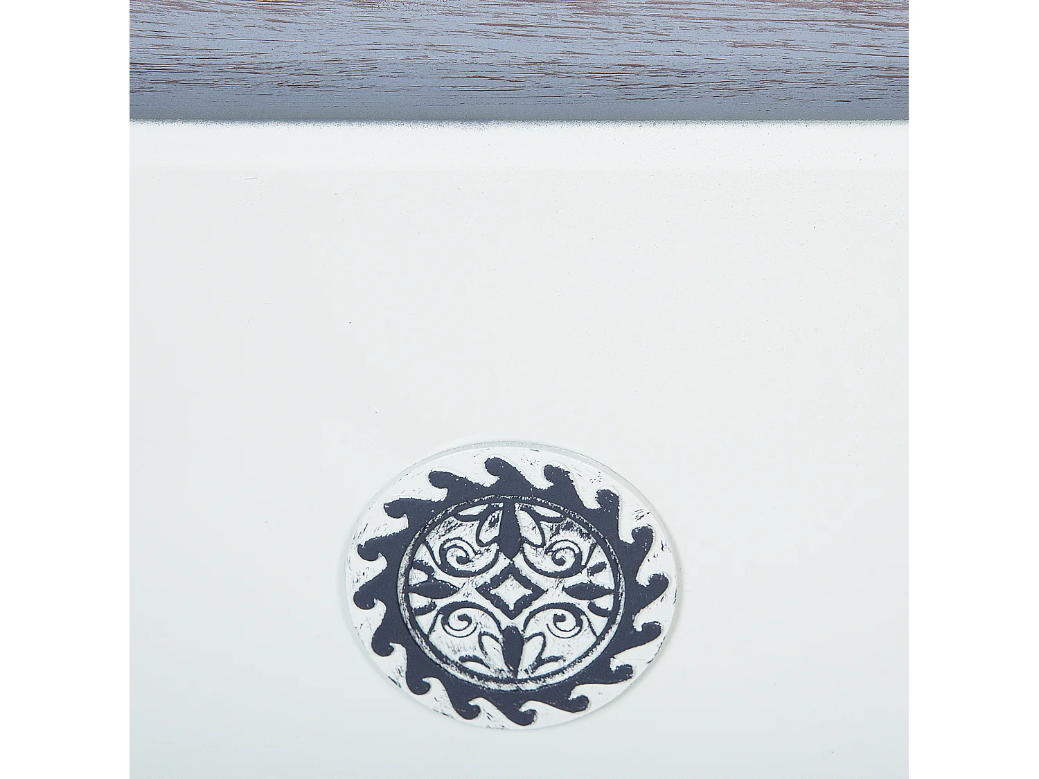 Set van 2 bloempotten ELATEIA Steen 43 cm Wit