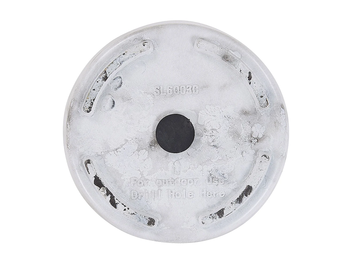 Set di 2 vasi per piante LIMENARI Pietra 32 cm Bianco