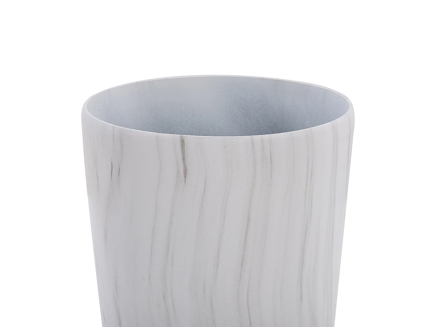 Set van 2 bloempotten LIMENARI Steen 32 cm Wit