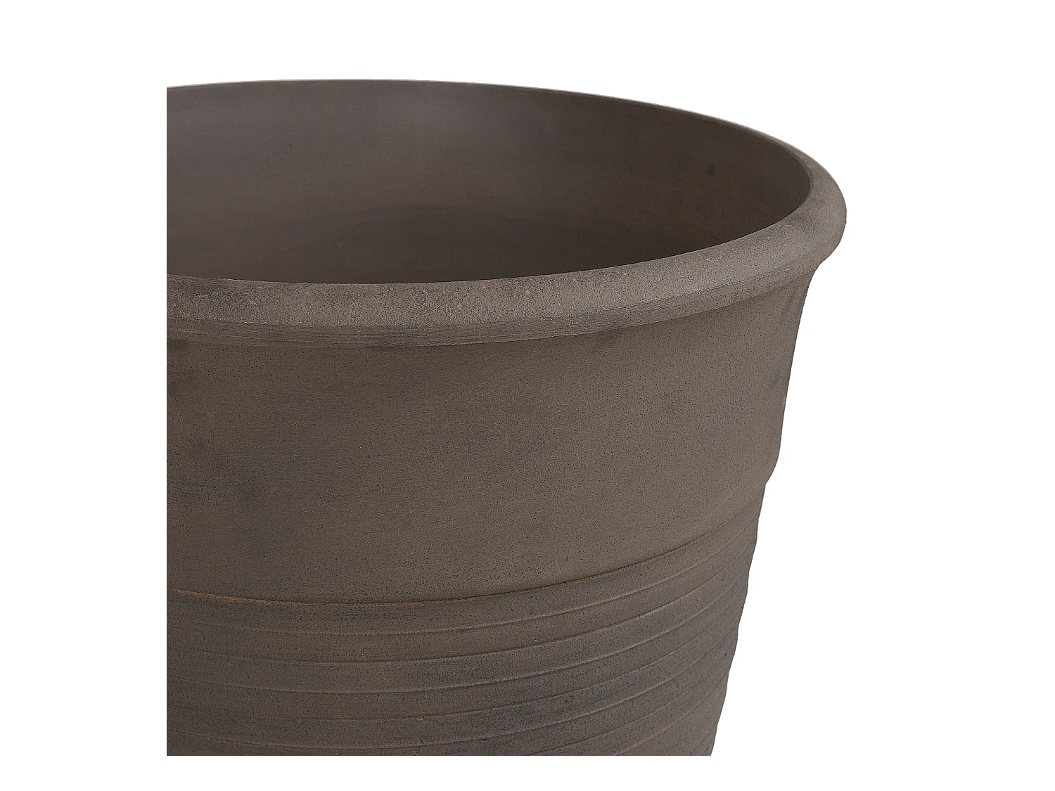 Set van 2 bloempotten KATALIMA Steen 43 cm Bruin