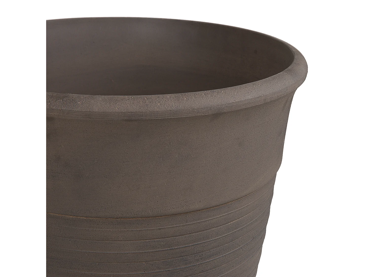 Set van 2 bloempotten KATALIMA Steen 43 cm Bruin