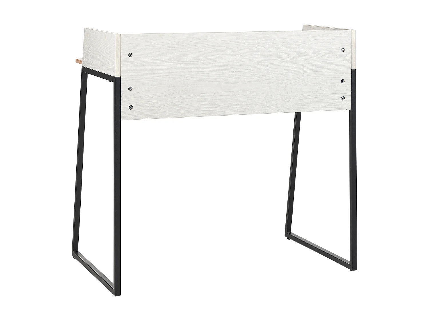 Scrivania legno chiaro e bianco 90 x 60 cm ANAH