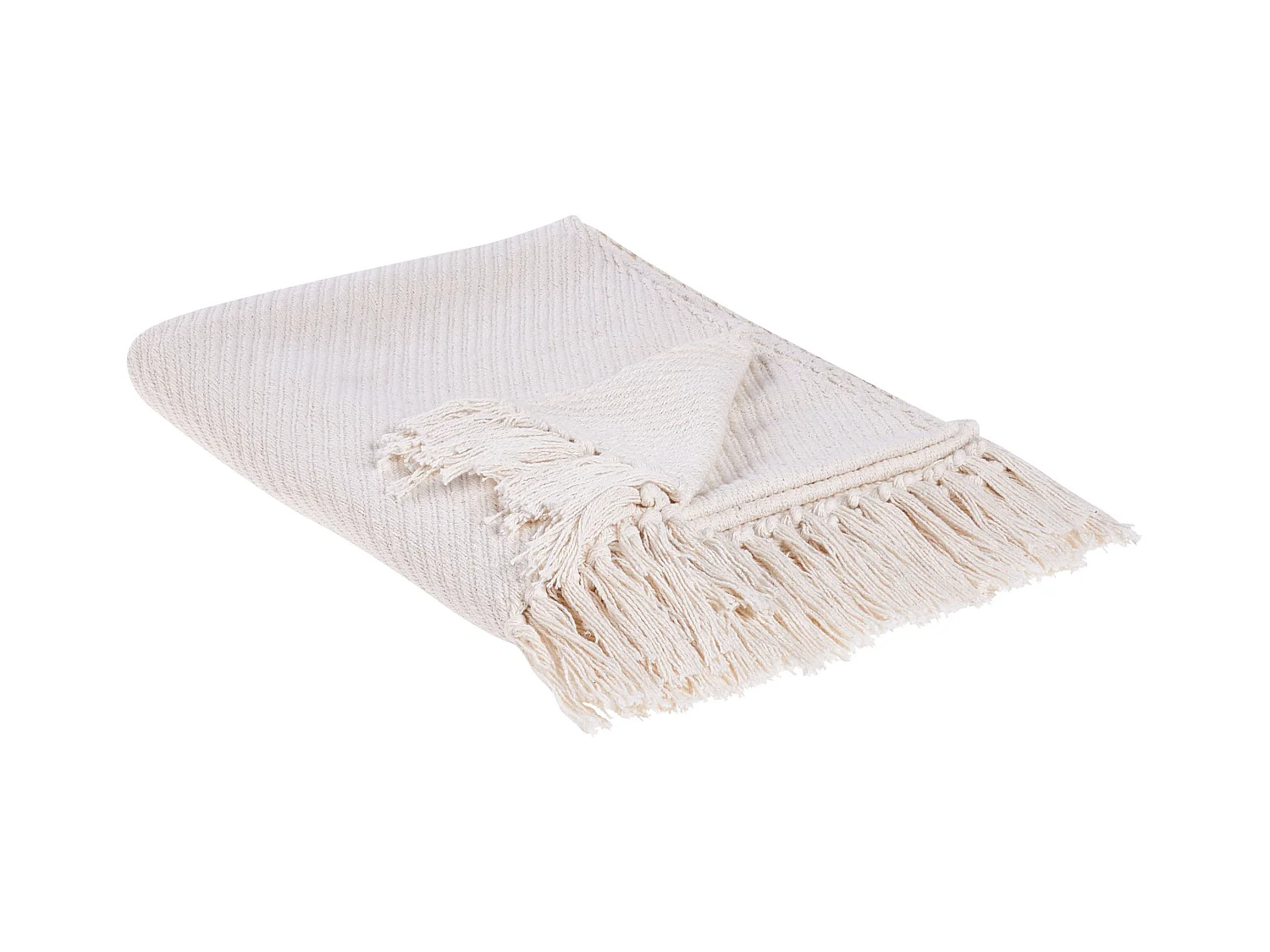 Couverture YARSA Coton 125 x 150 cm Beige