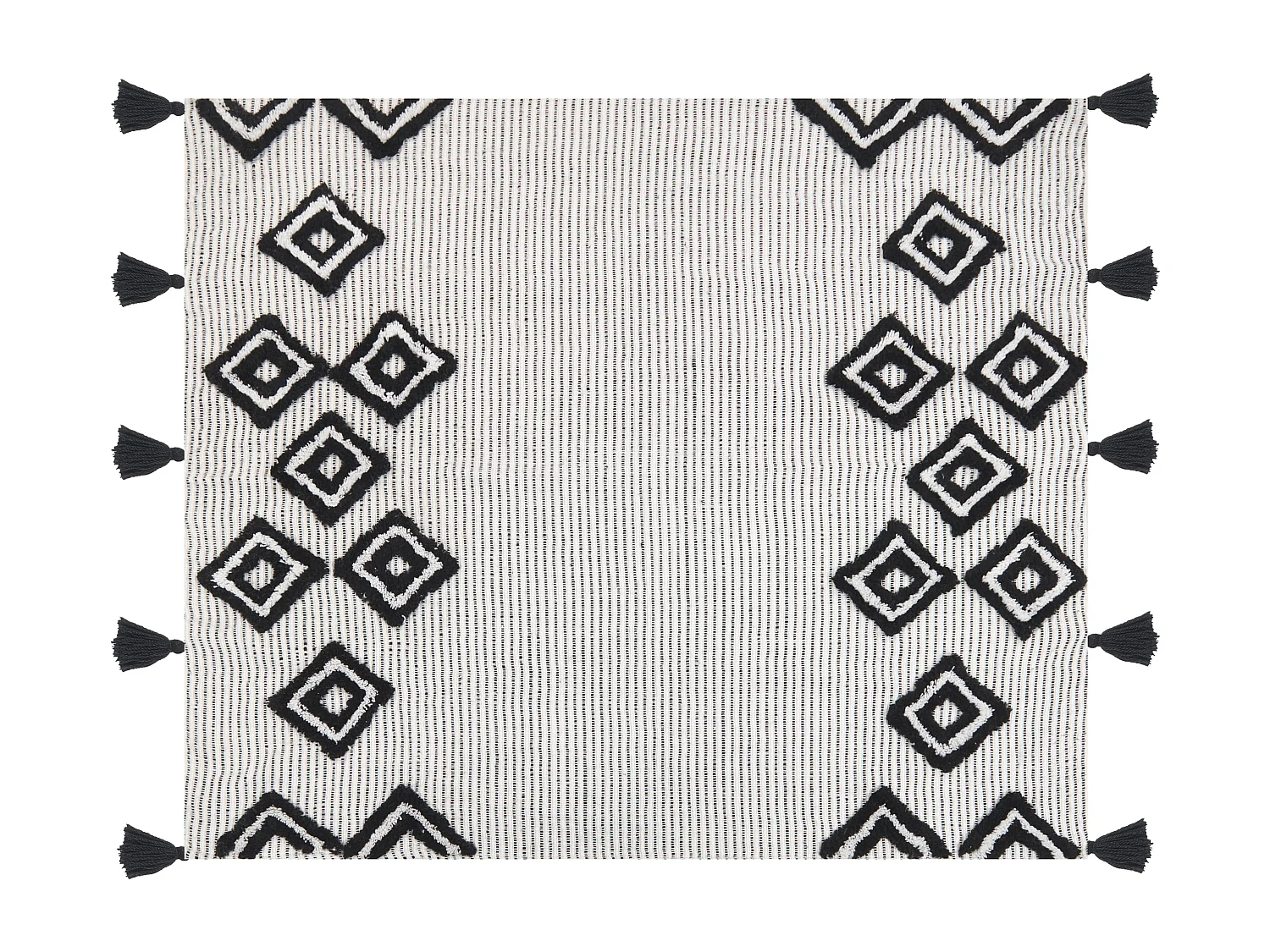 Kuscheldecke SAATLI 130 x 150 cm Weiss