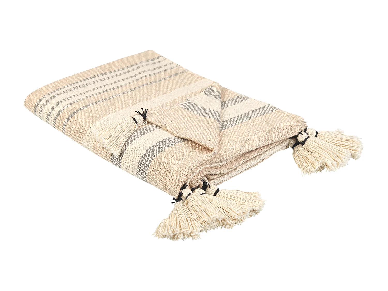 Couverture YARSELI Coton 130 x 170 cm Beige