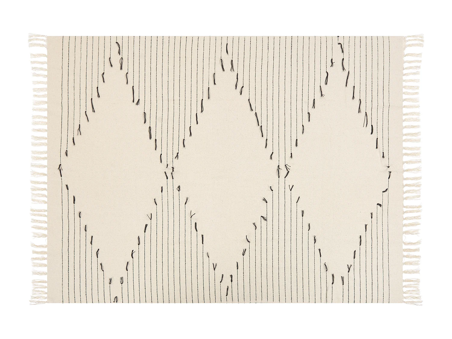 Manta ULUYOL Algodão 130 x 170 cm Creme