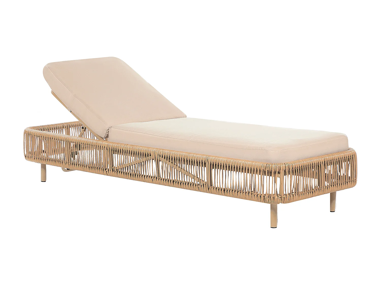 Transat avec coussin OSINI Polyrotin Beige