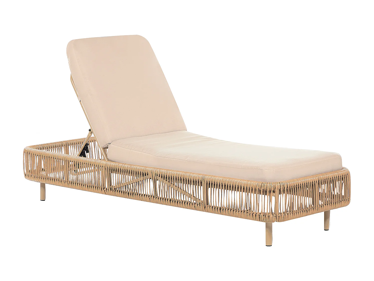 Transat avec coussin OSINI Polyrotin Beige
