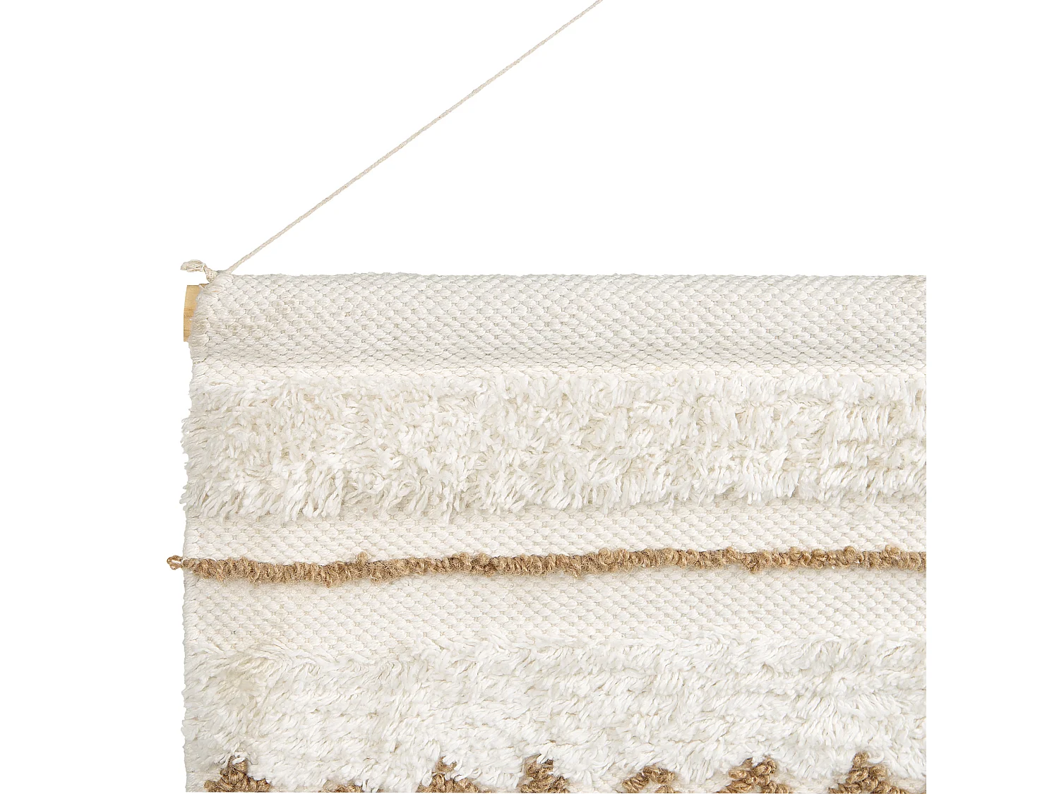 Decoración de pared de tela BAZDAN Algodón 107 cm Beige