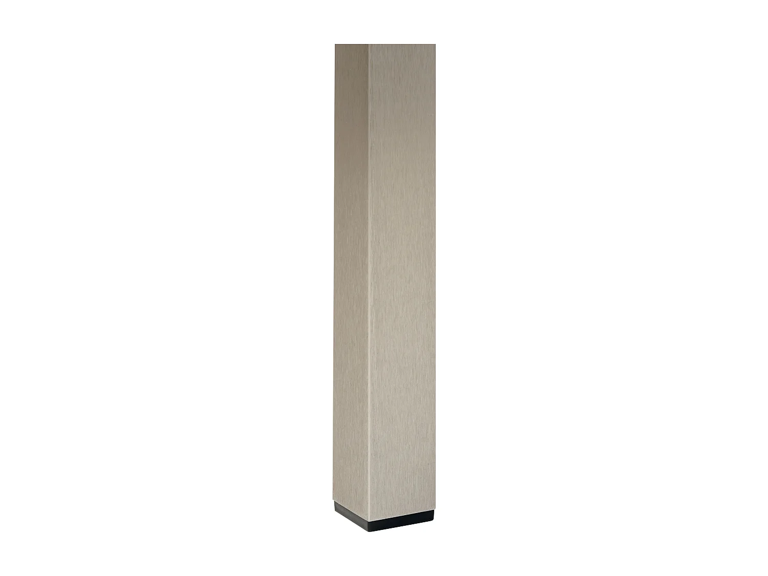 Gartentisch VERNIO 180 cm 90 cm Metall Schwarz / Silber