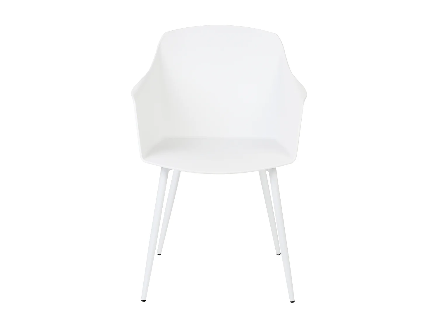 Lot de 2 chaises de salle à manger FONDA Blanc