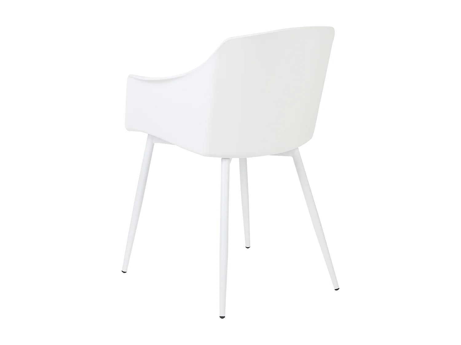 Lot de 2 chaises de salle à manger FONDA Blanc