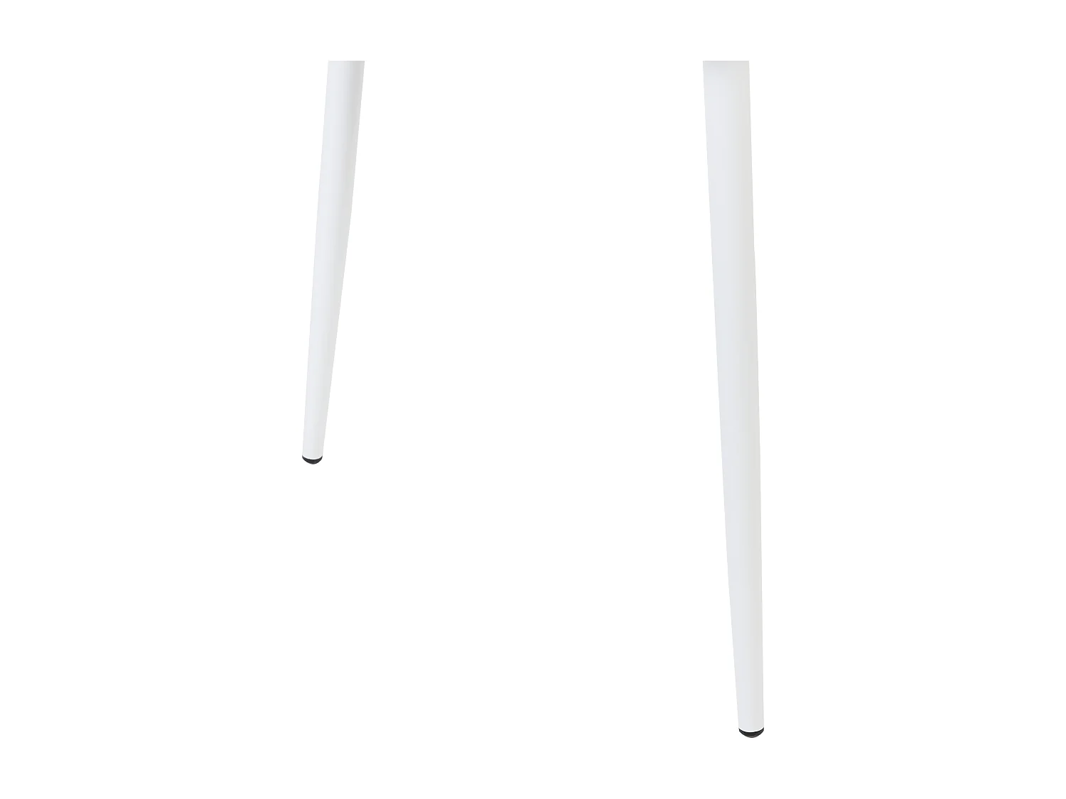 Lot de 2 chaises de salle à manger FONDA Blanc