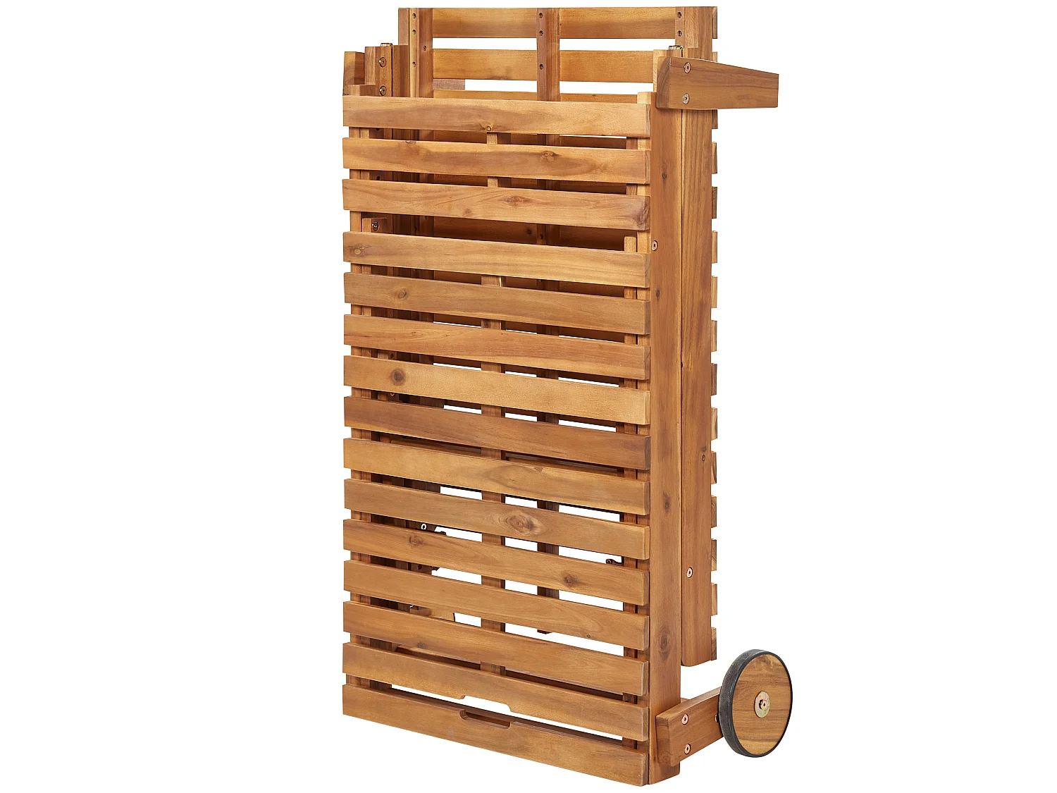 Leżak ogrodowy PIETRALUNGA Rozkładany Drewno akacjowe Brązowy