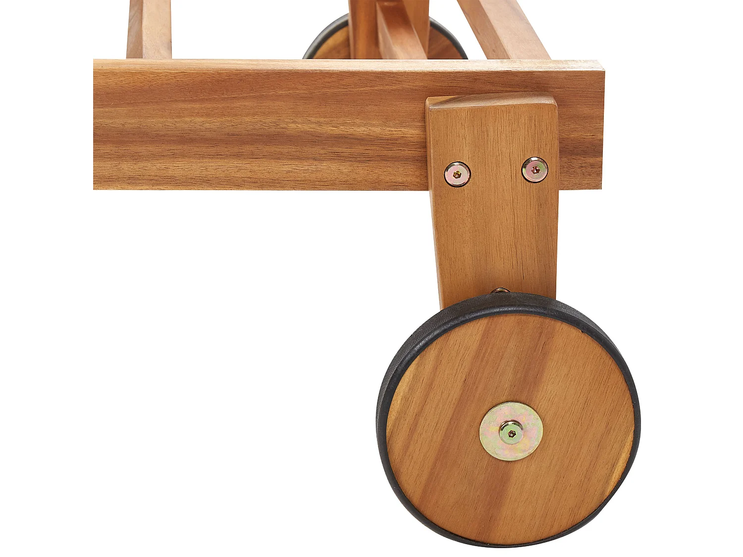 Leżak ogrodowy PIETRALUNGA Rozkładany Drewno akacjowe Brązowy