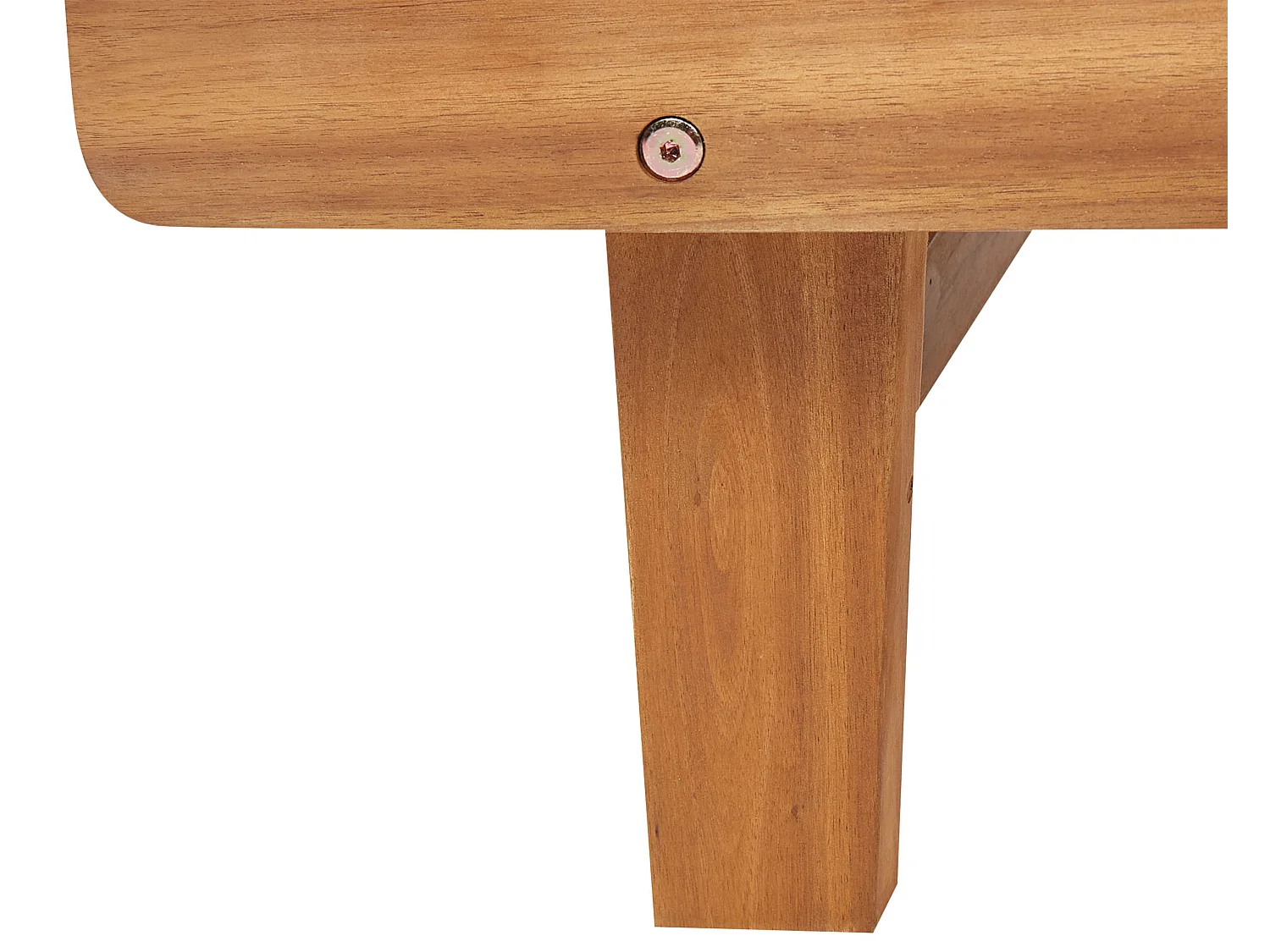 Leżak ogrodowy PIETRALUNGA Rozkładany Drewno akacjowe Brązowy