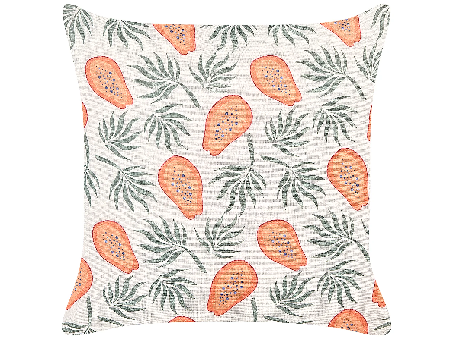 Zestaw 2 poduszek dekoracyjnych AVENS 45 x 45 cm Kolorowy Wzór roślinny