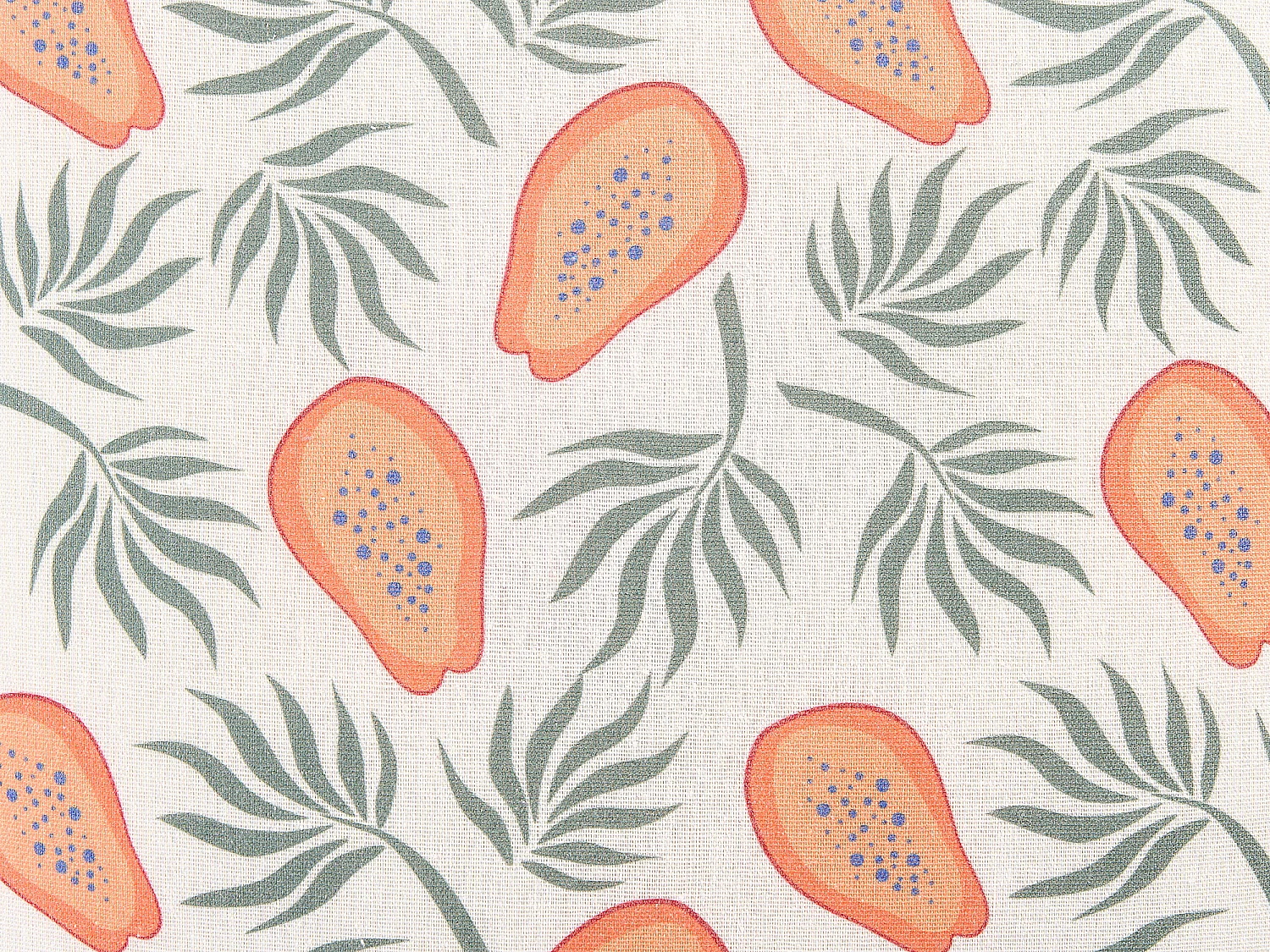 Zestaw 2 poduszek dekoracyjnych AVENS 45 x 45 cm Kolorowy Wzór roślinny