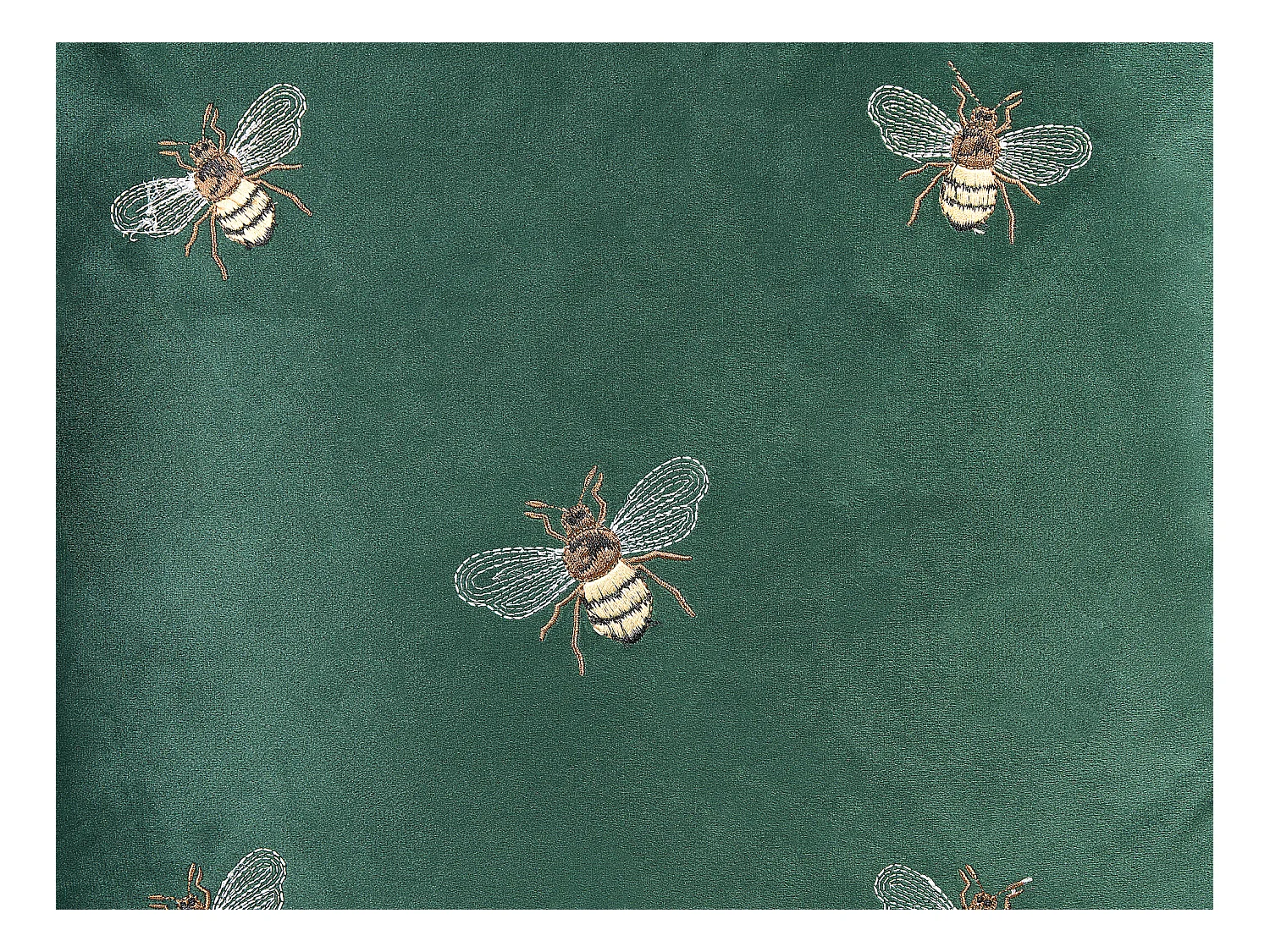 Set van 2 decoratieve kussens TALINUM Fluweel 45 x 45 cm Smaragdgroen Dierenprint