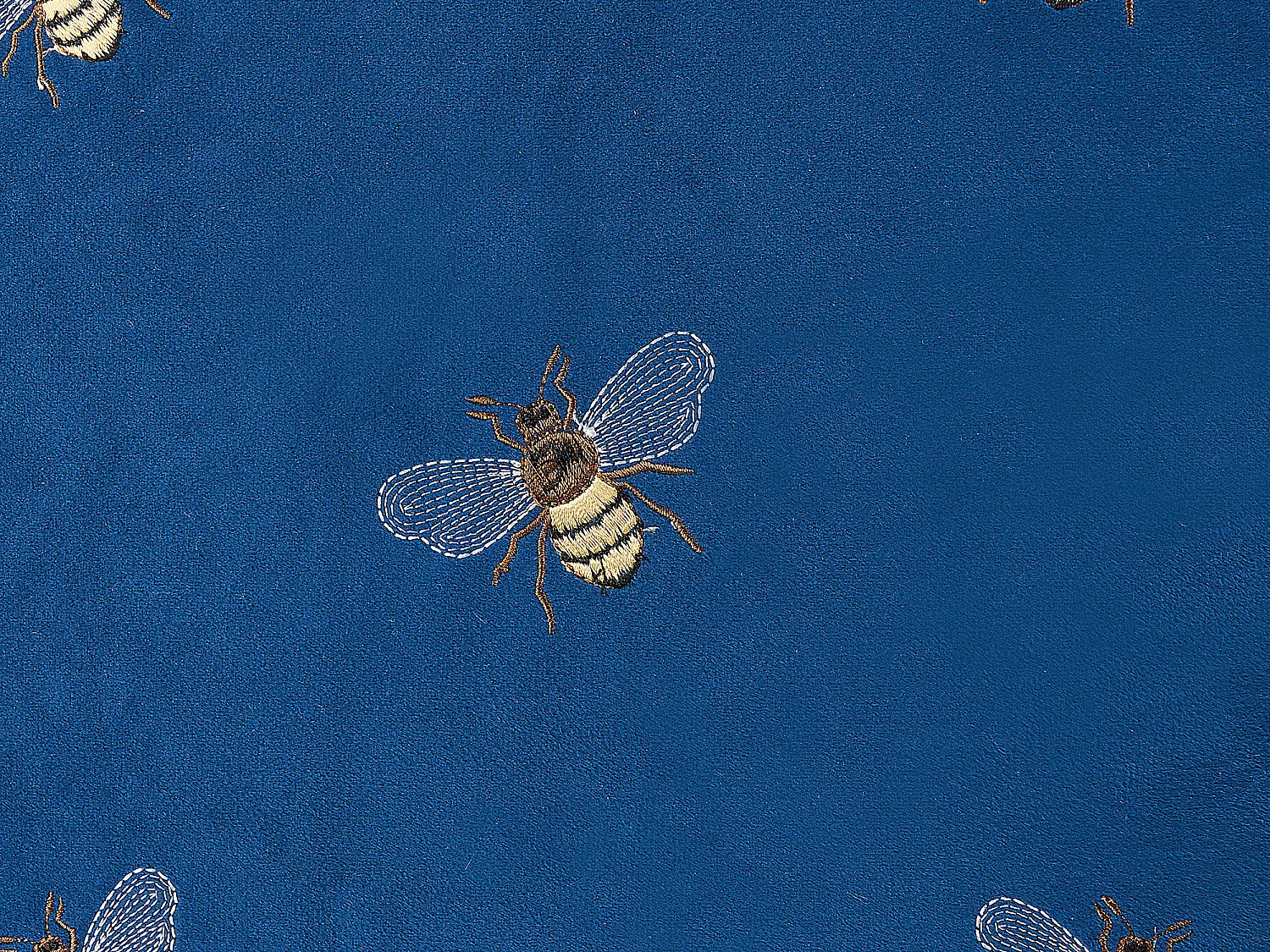 Set van 2 decoratieve kussens TALINUM Fluweel 45 x 45 cm Blauw Dierenprint