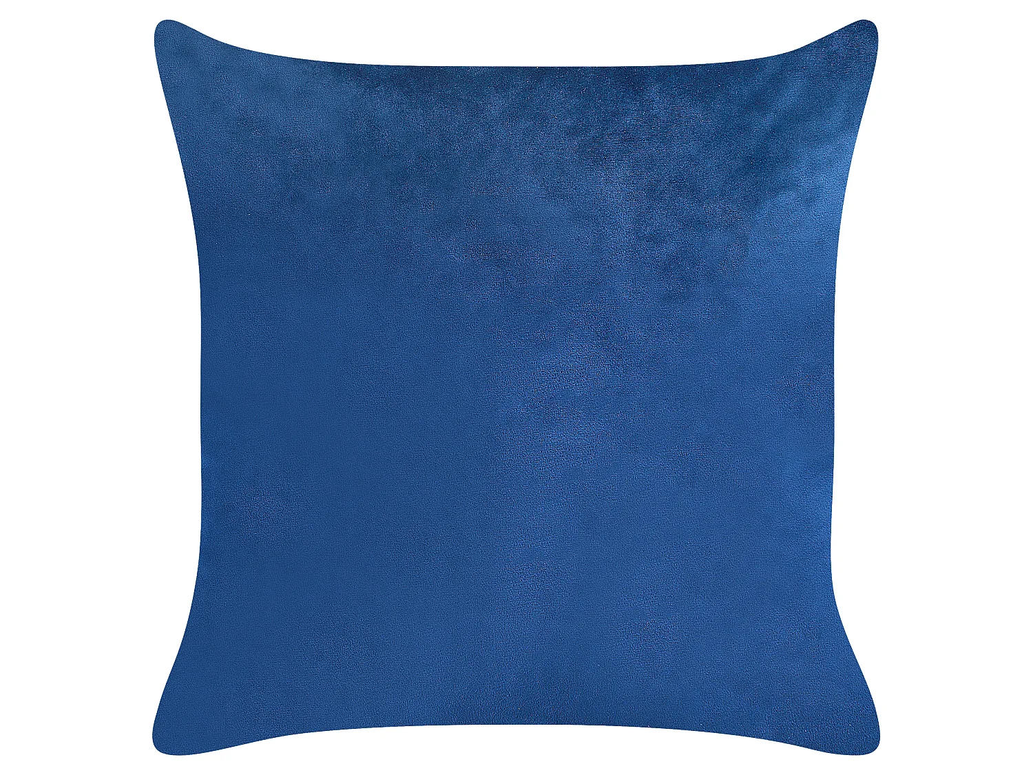 Set med 2 prydnadskuddar TALINUM 45 x 45 cm Sammet Blå Djurtryck