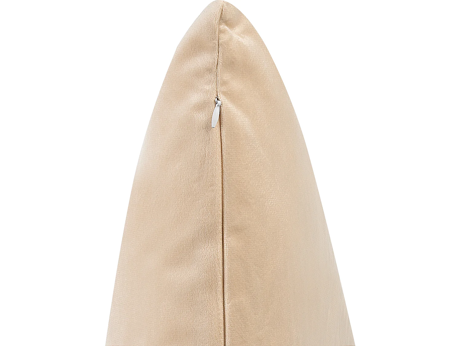 Dekokissen 2er Set TALINUM Samtstoff 45 x 45 cm Beige Tiermuster