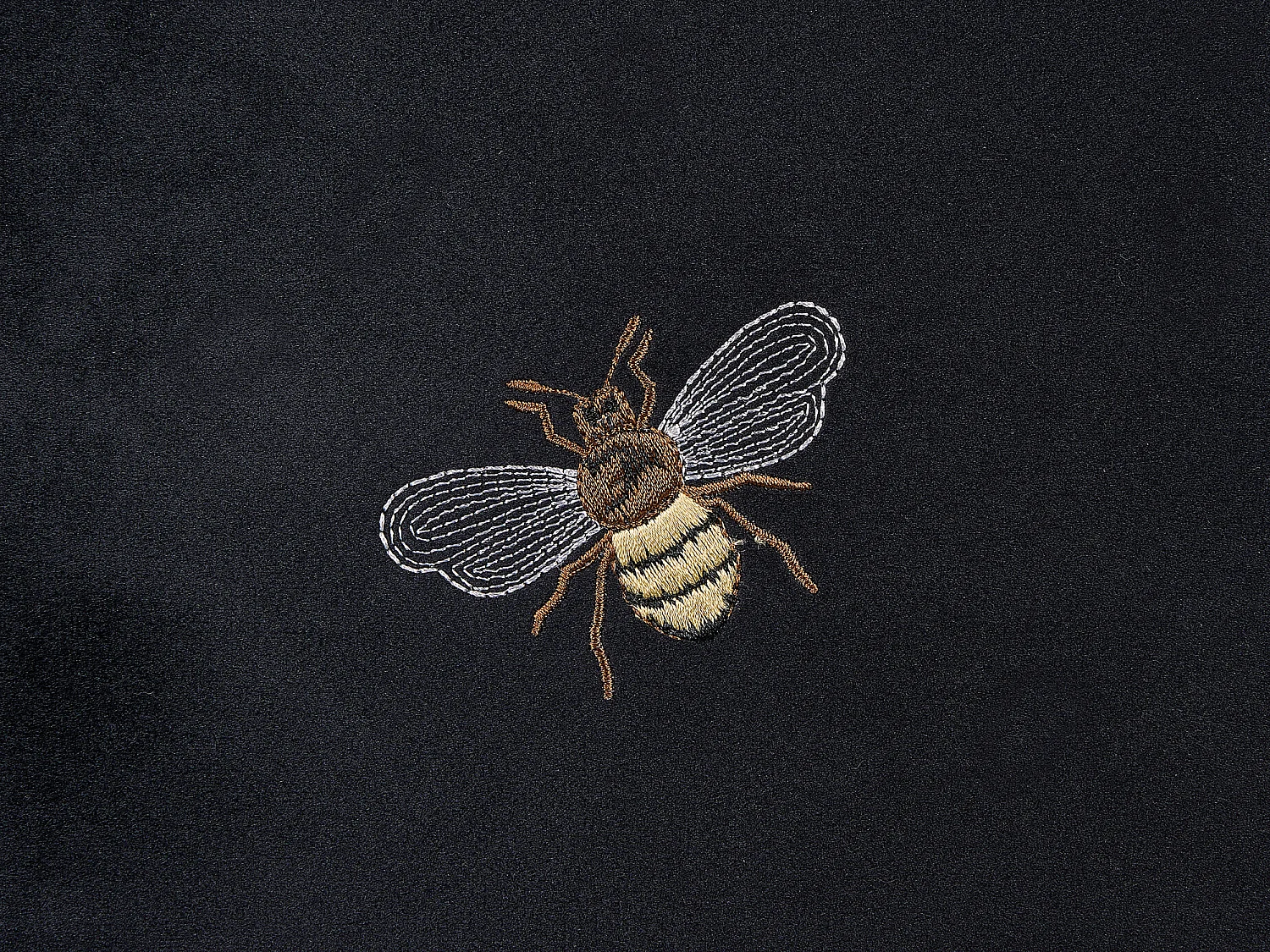 Dekokissen 2er Set TALINUM Samtstoff 45 x 45 cm Schwarz Tiermuster