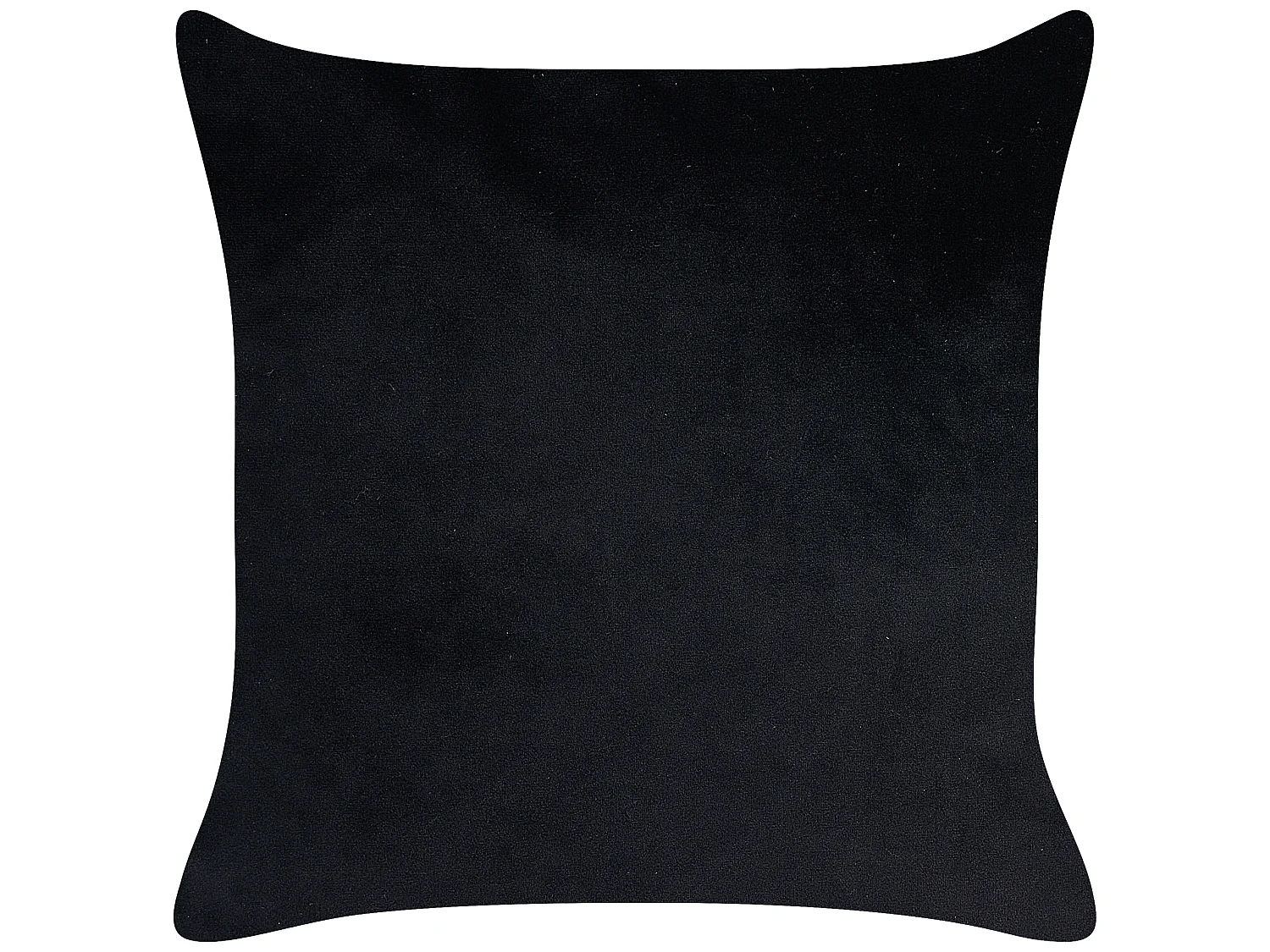 Conjunto de 2 almofadas decorativas TALINUM Veludo 45 x 45 cm Preto Padrão animal