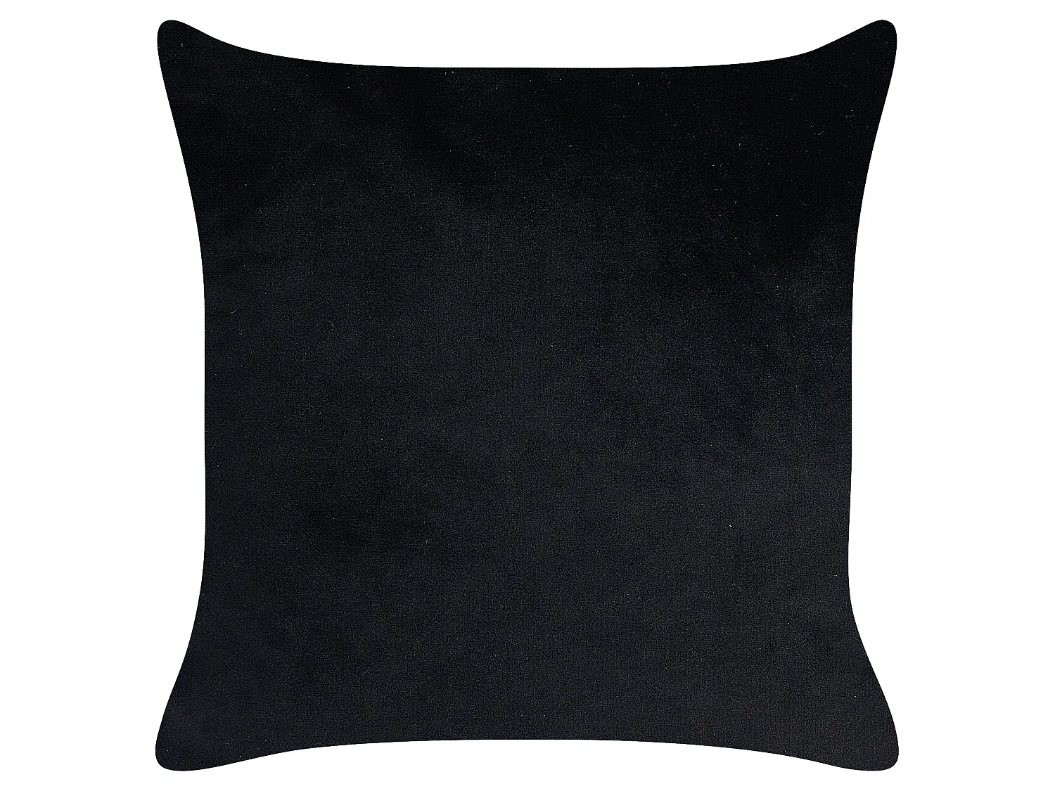 Conjunto de 2 almofadas decorativas TALINUM Veludo 45 x 45 cm Preto Padrão animal