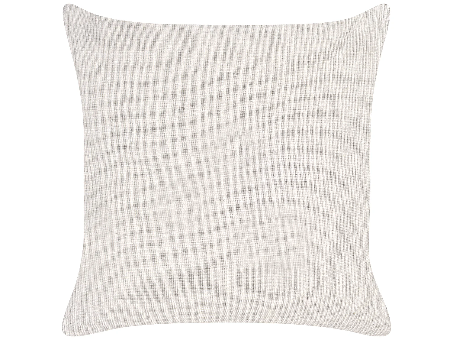 Dekokissen grau / weiß 45 x 45 cm quadratisch mit Blumenmotiv 2er Set Sophora