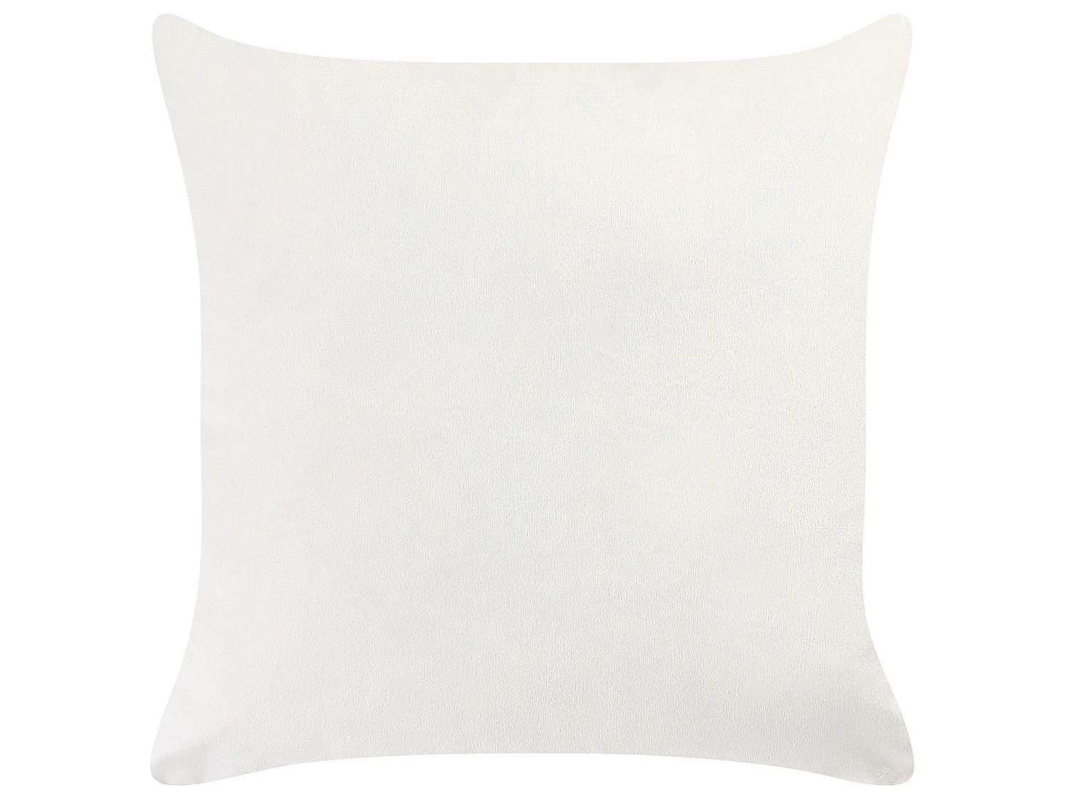 Lot de 2 coussins décoratifs SPIREA 45 x 45 cm Orange Noir Motif de plante
