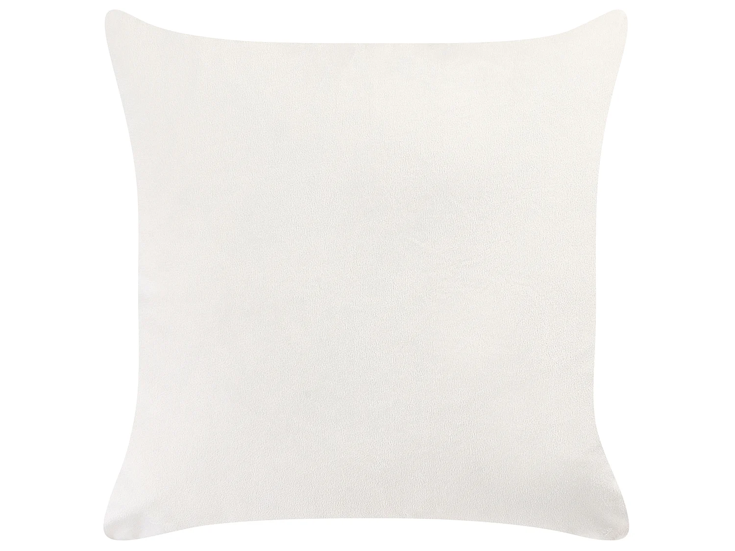 Set med 2 prydnadskuddar SPIREA 45 x 45 cm Orange Svart Växtmotiv