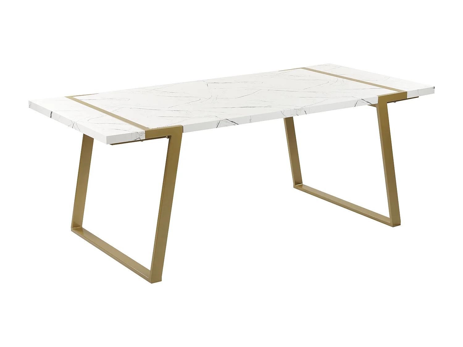 Esstisch MARTYNIKA Weiss 200 cm 90 cm