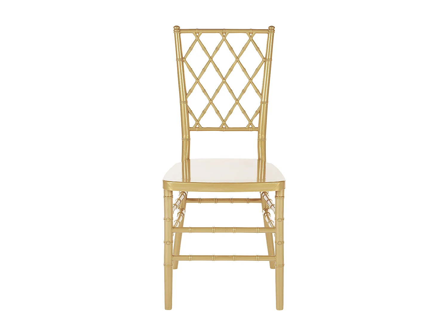 Conjunto de 2 cadeiras de jantar CLARION Dourado