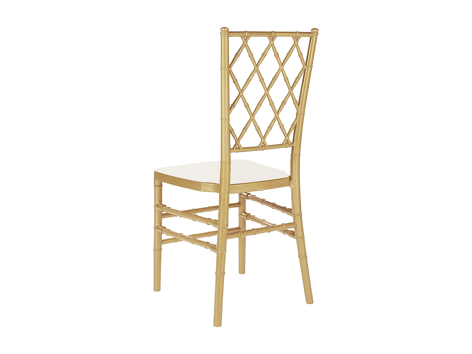 Conjunto de 2 cadeiras de jantar CLARION Dourado