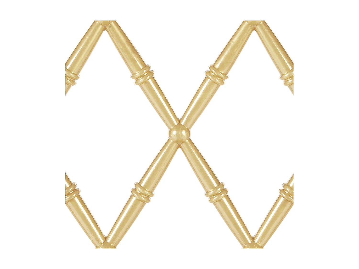 Conjunto de 2 cadeiras de jantar CLARION Dourado