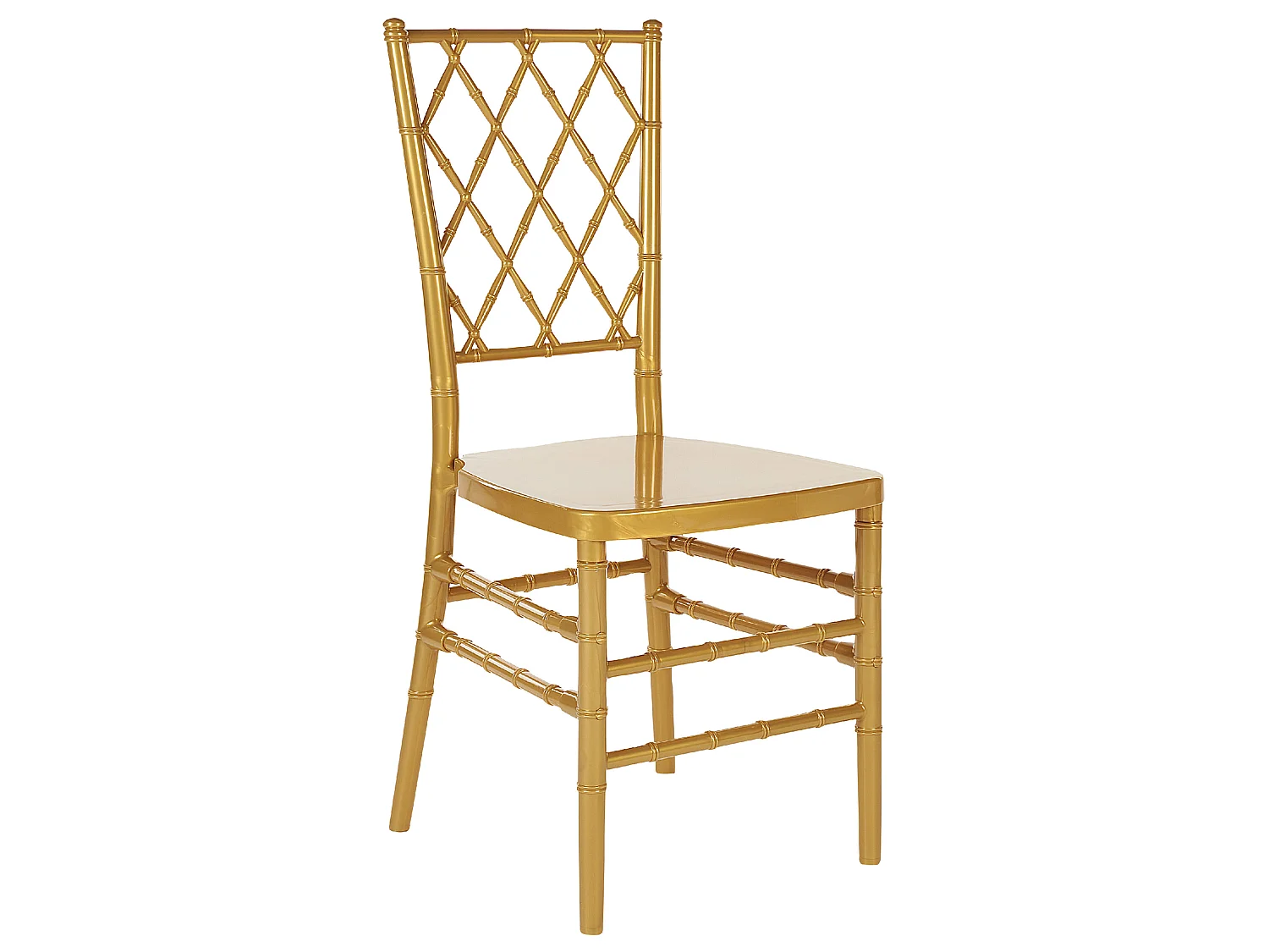 Lot de 2 chaises de salle à manger CLARION Doré