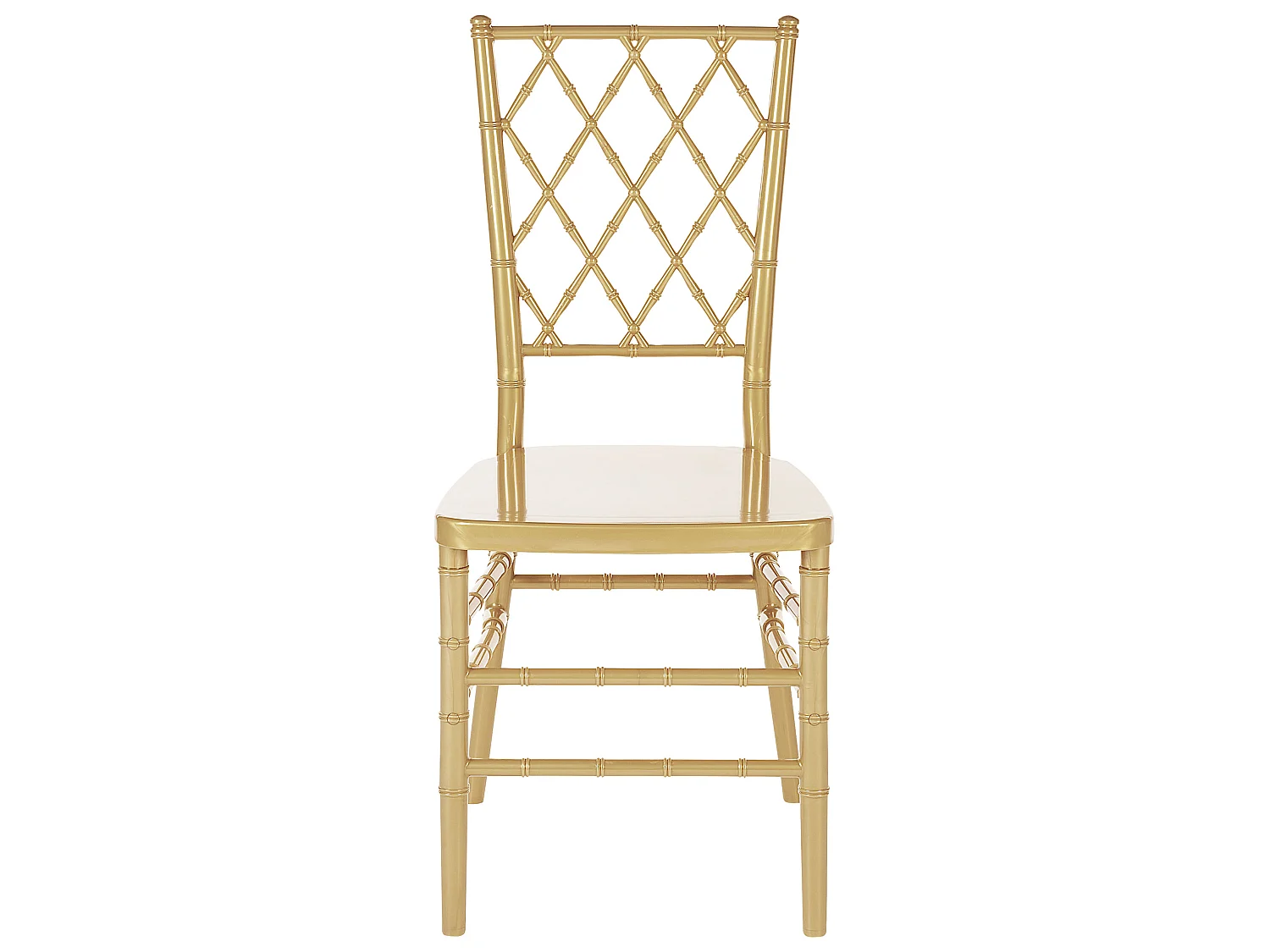 Lot de 2 chaises de salle à manger CLARION Doré