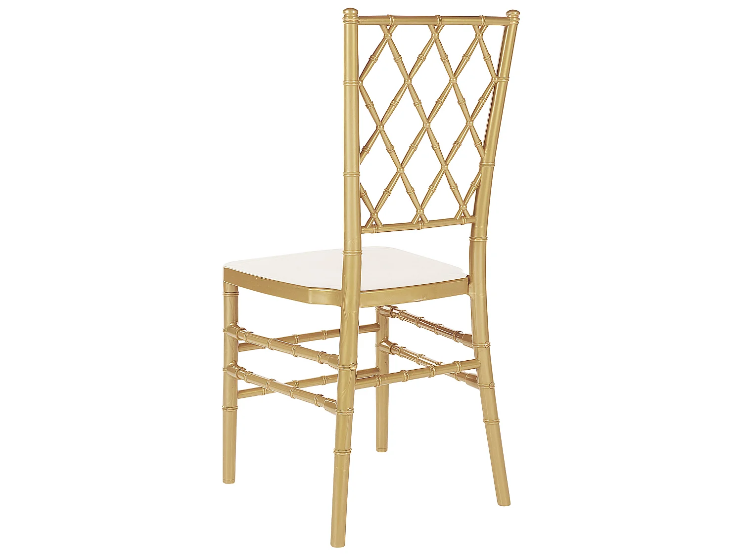 Lot de 2 chaises de salle à manger CLARION Doré