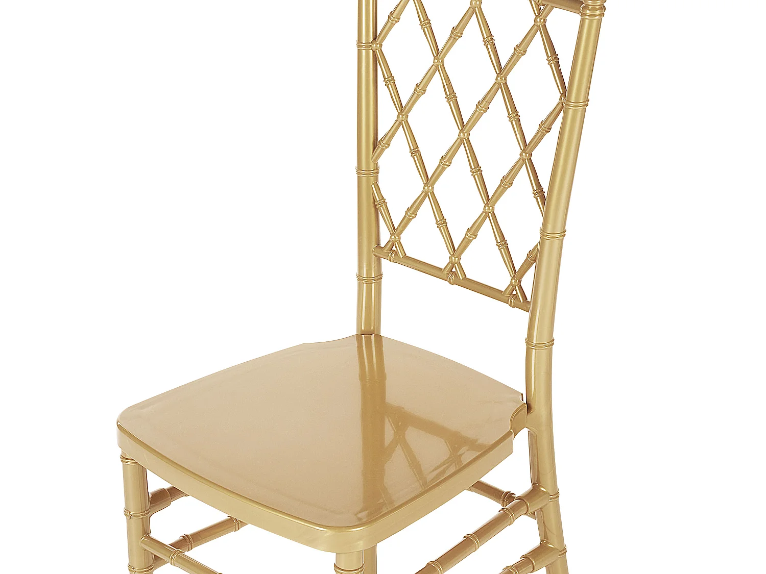 Lot de 2 chaises de salle à manger CLARION Doré