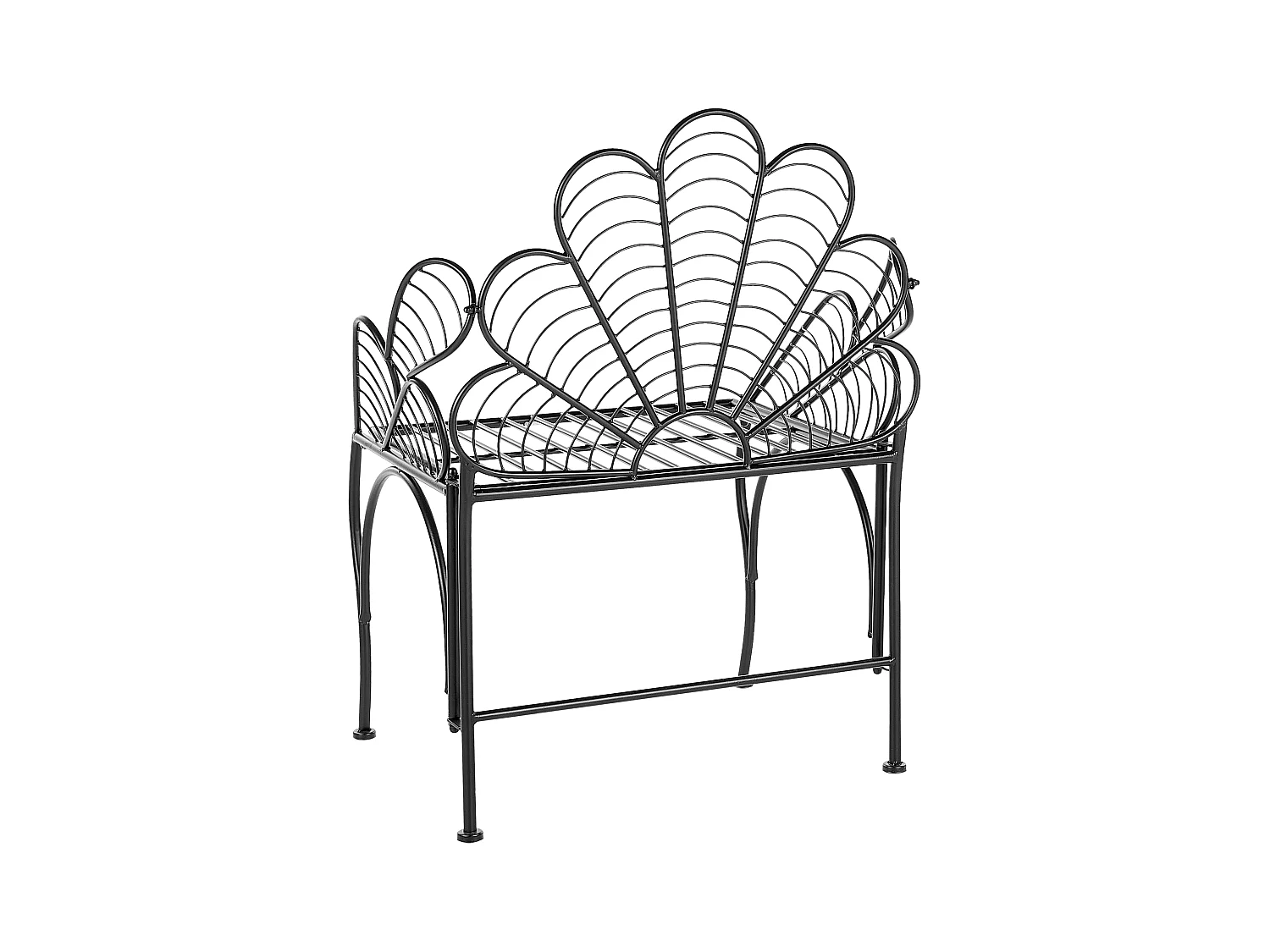 Tuinstoel LIGURIA Metaal Zwart