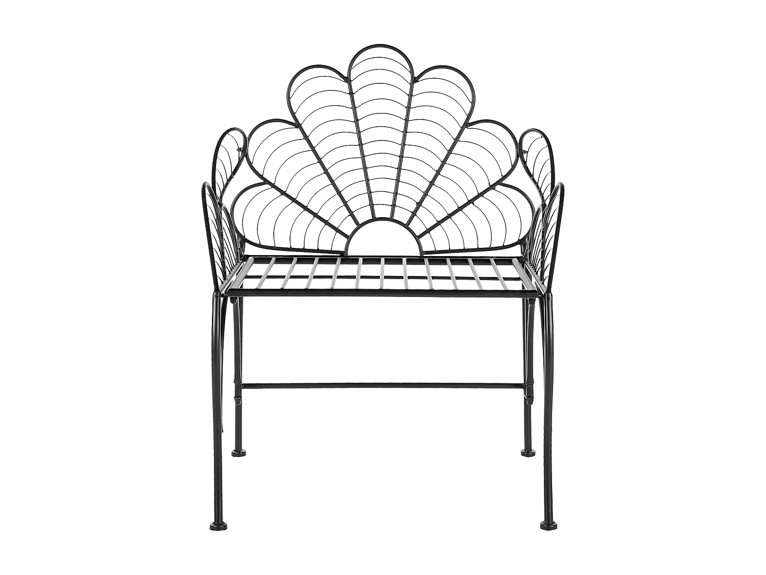 Chaise de jardin LIGURIA Métal Noir