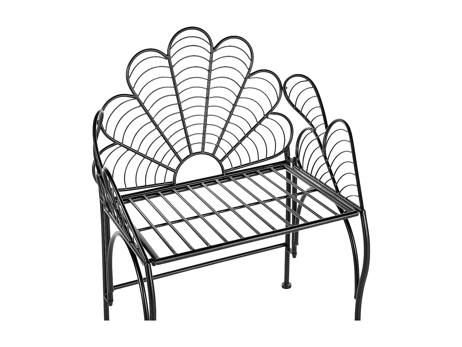 Chaise de jardin LIGURIA Métal Noir