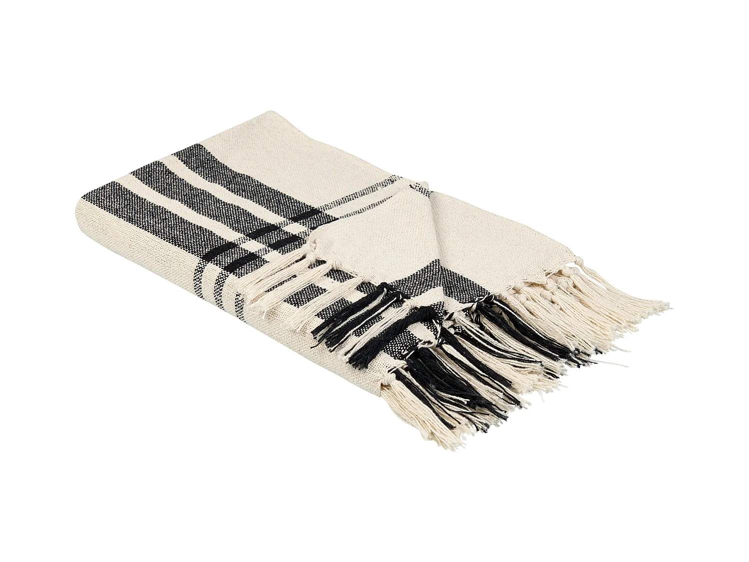 Couverture YUVALI Coton 130 x 170 cm Blanc