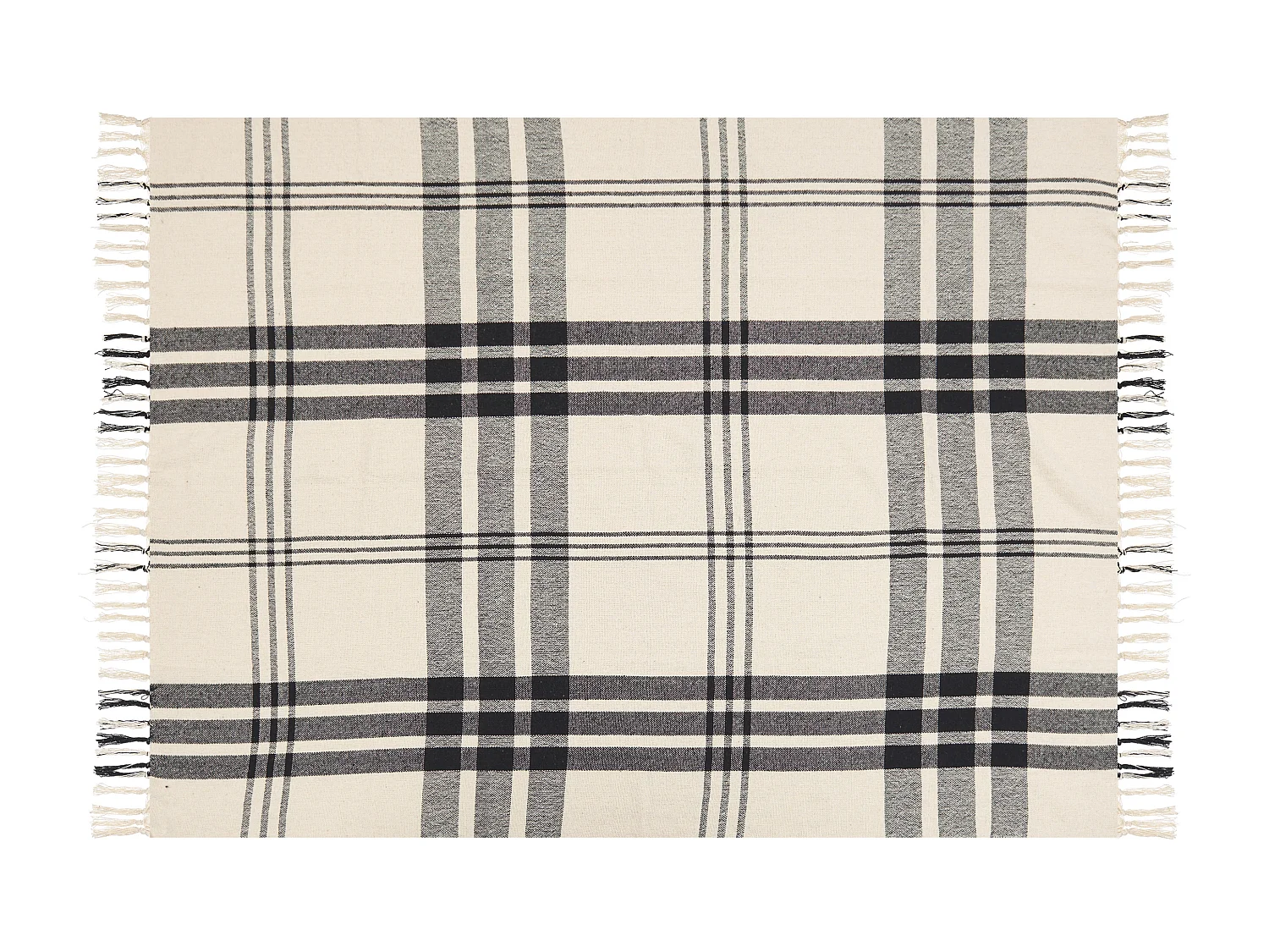 Couverture YUVALI Coton 130 x 170 cm Blanc